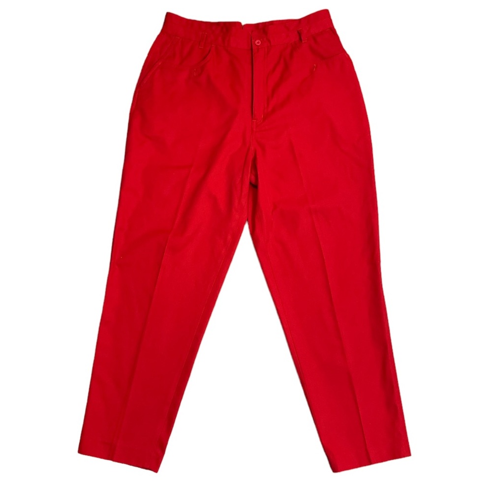 Vintage Gitano Red High Waisted Mom Jean Pant Size 18 34 Waist
